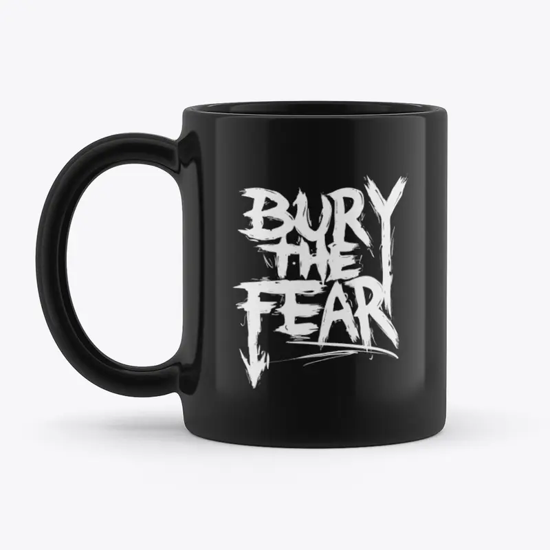 Bury The Fear Black Logo